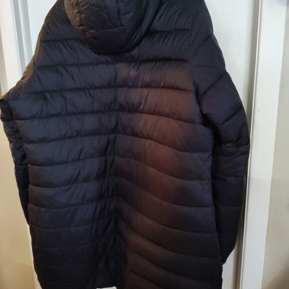 Womens Black Puffer Coat 2X - Picture 2 of 5